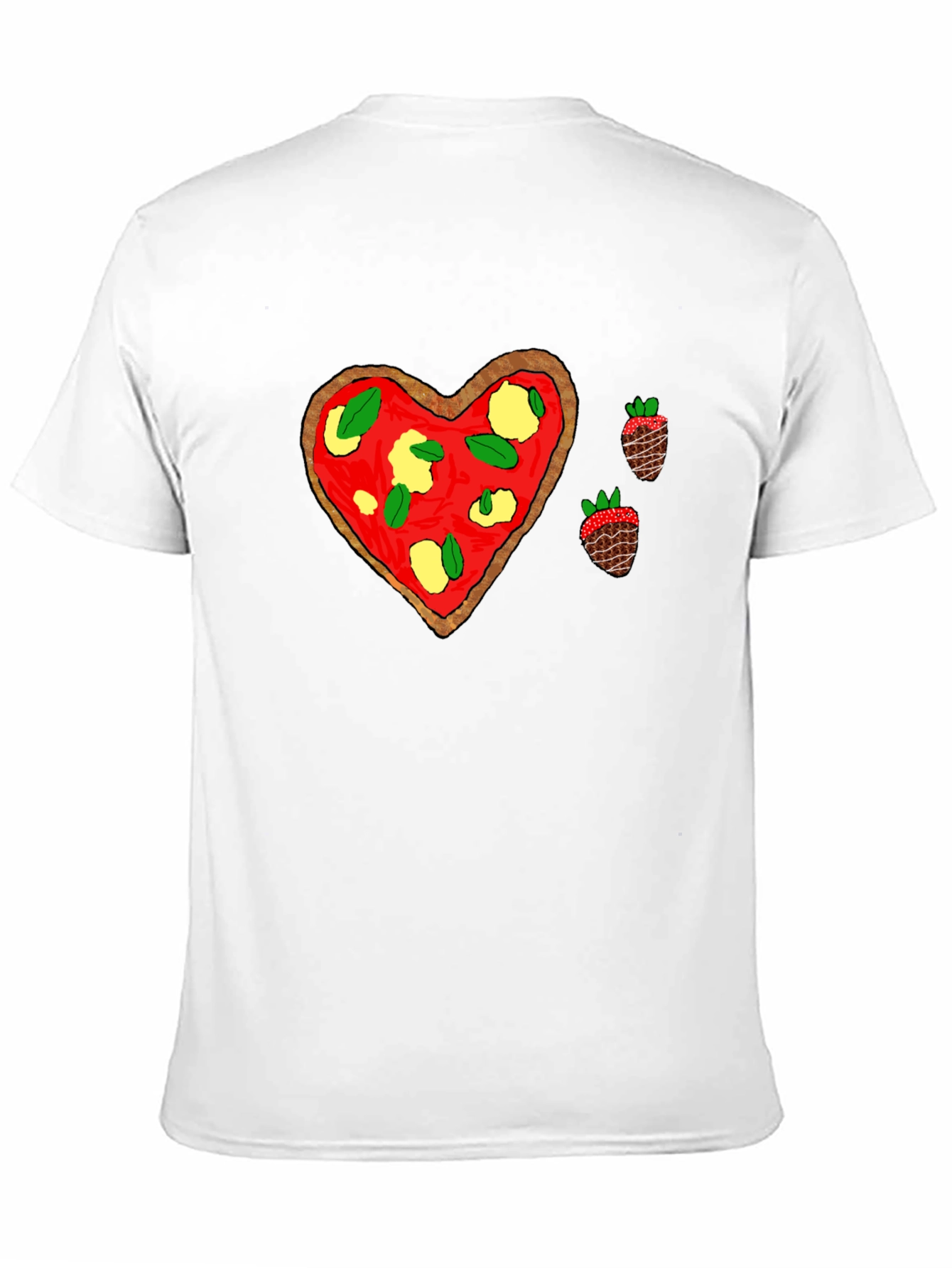 Pizza Heart Tee: Sweet & Savory Style