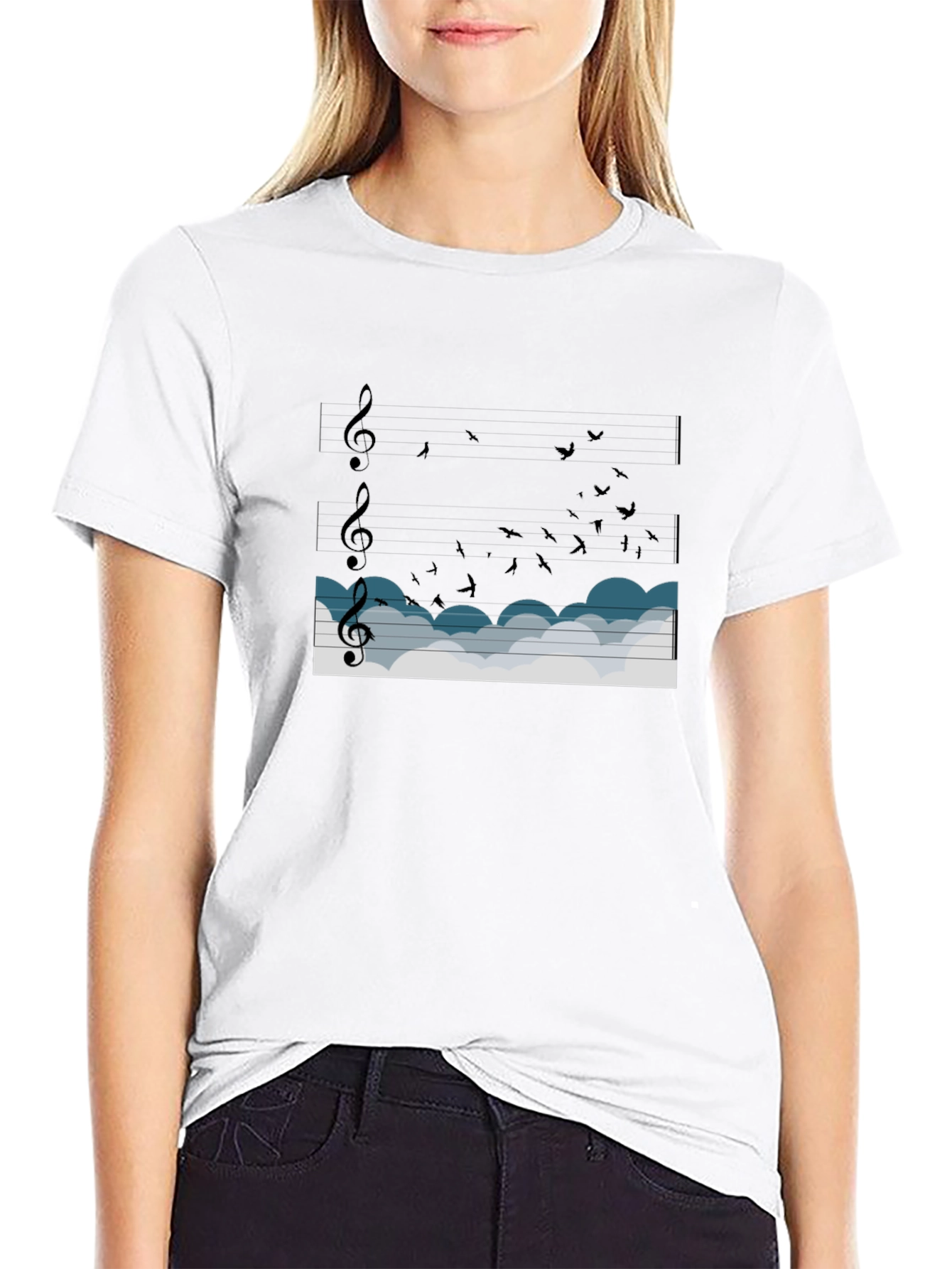 Musical Flight Black T-Shirt