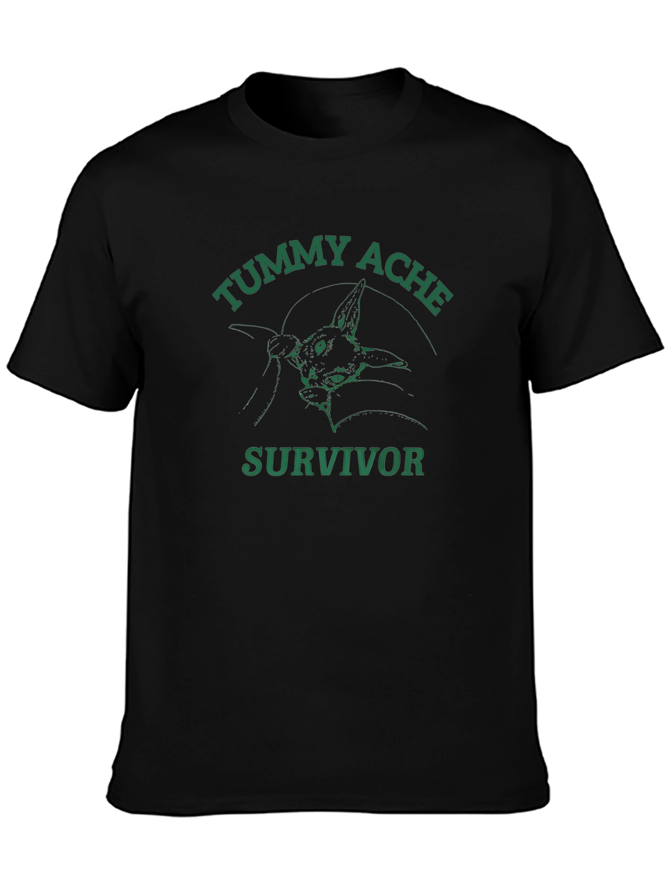 Tummy Ache Survivor Tee - Funny Graphic T-Shirt