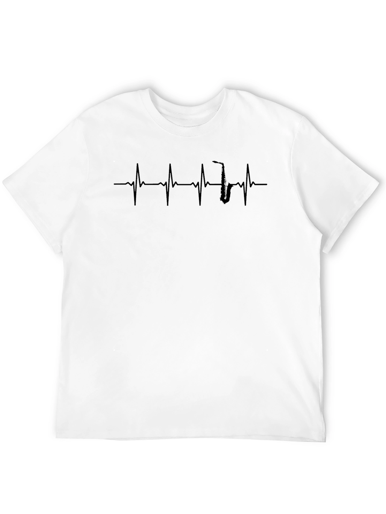Saxophone Heartbeat Graphic Tee