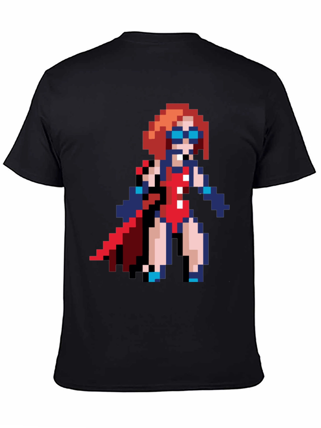 Pixel Art Superhero T-Shirt - Retro Gaming Style