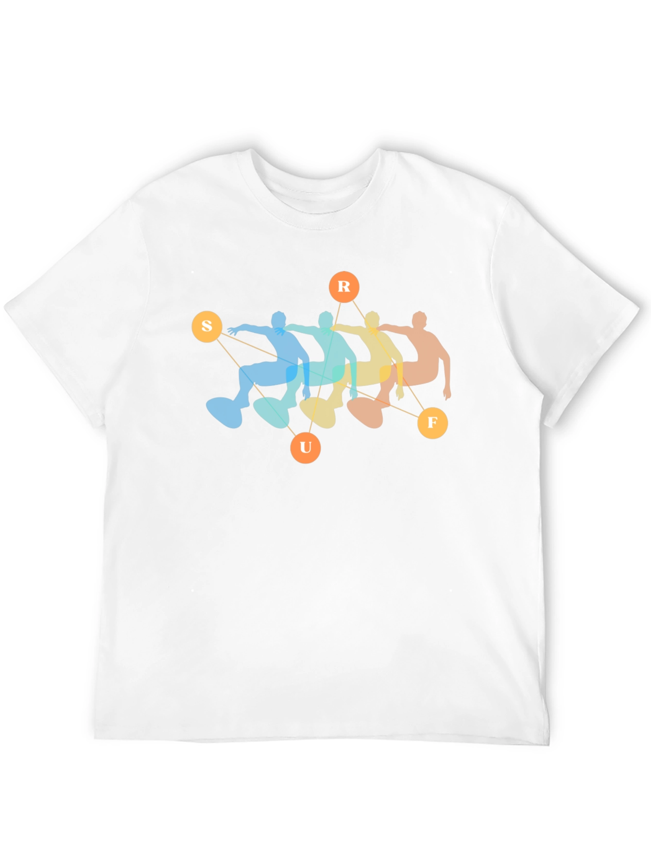 Retro Surf T-Shirt - Black Cotton Blend