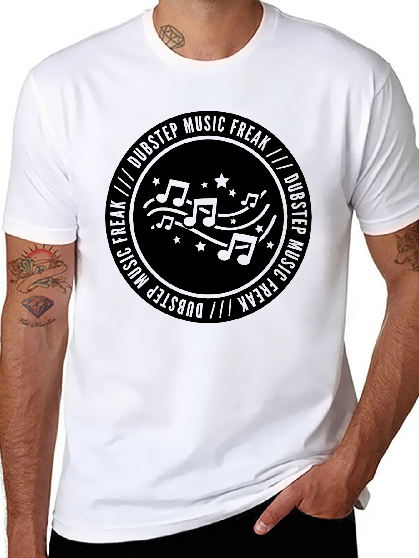Dubstep Music Freak Graphic T-Shirt