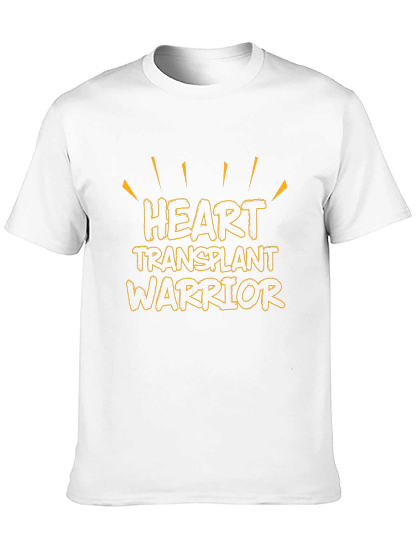 Heart Transplant Warrior T-Shirt - Black Graphic Tee