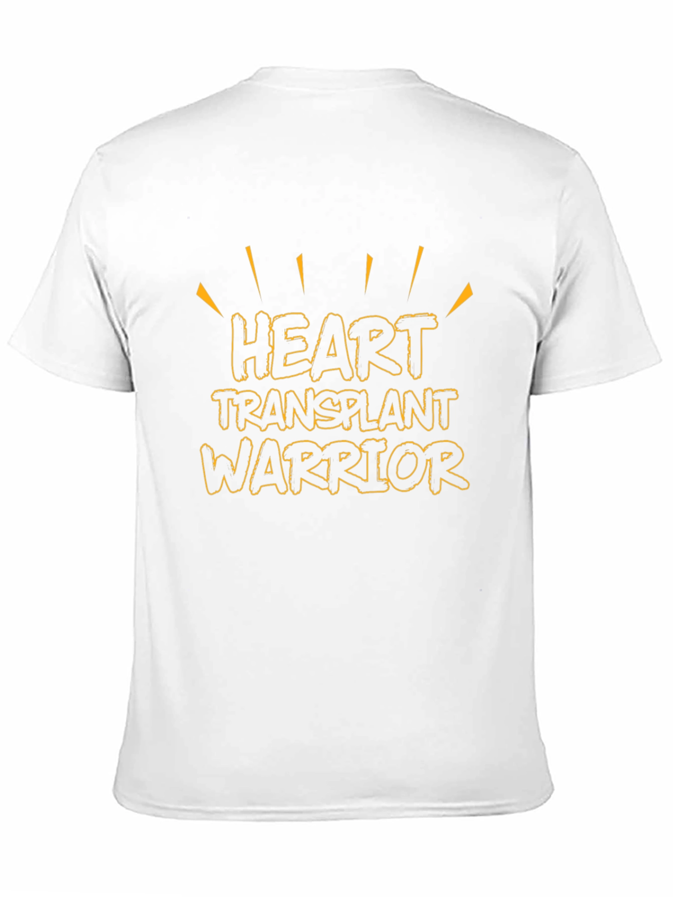Heart Transplant Warrior T-Shirt - Black Graphic Tee