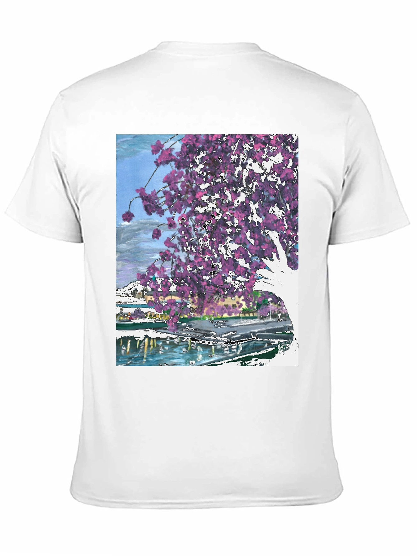 Floral Graphic Black T-Shirt