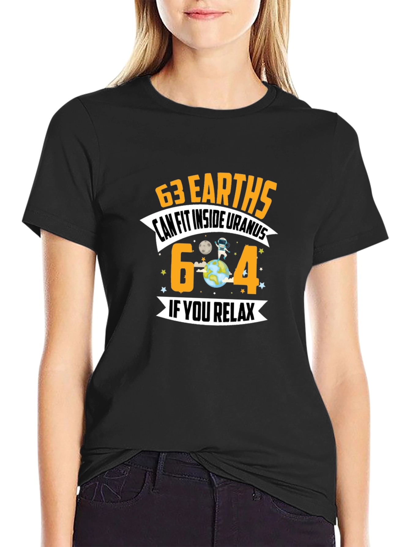 63 Earths Uranus Funny Graphic T-Shirt