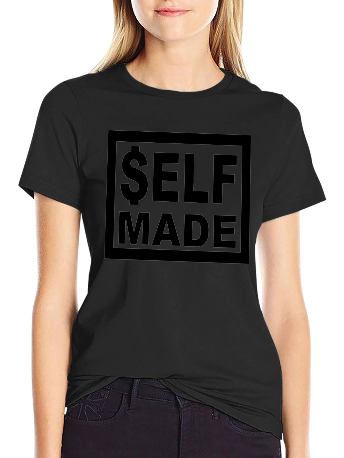 Self Made Black Graphic T-Shirt - Modern Streetwear