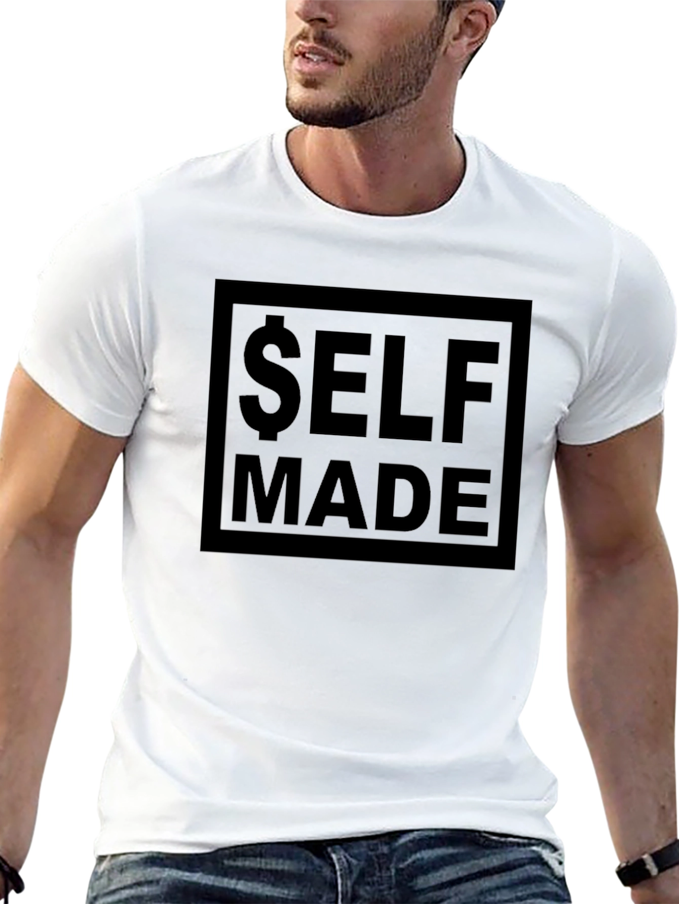 Self Made Black Graphic T-Shirt - Modern Streetwear