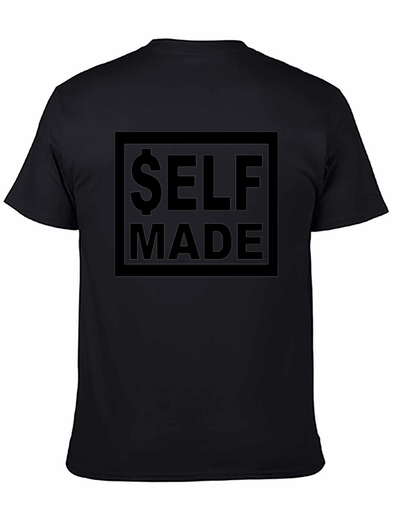 Self Made Black Graphic T-Shirt - Modern Streetwear