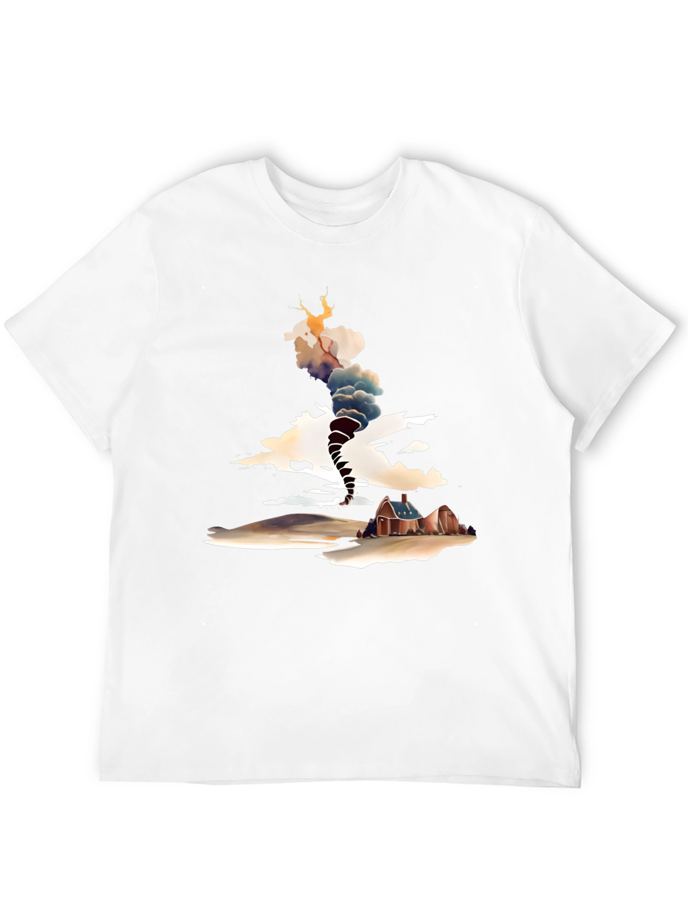 Tornado House Graphic Tee - Weather Inspired Design