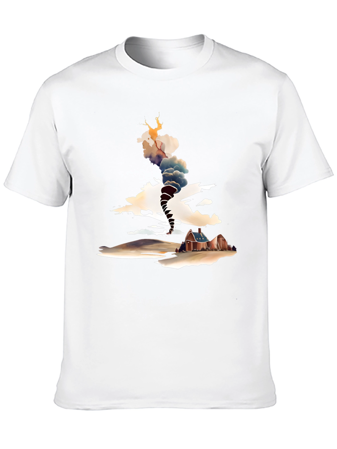 Tornado House Graphic Tee - Weather Inspired Design