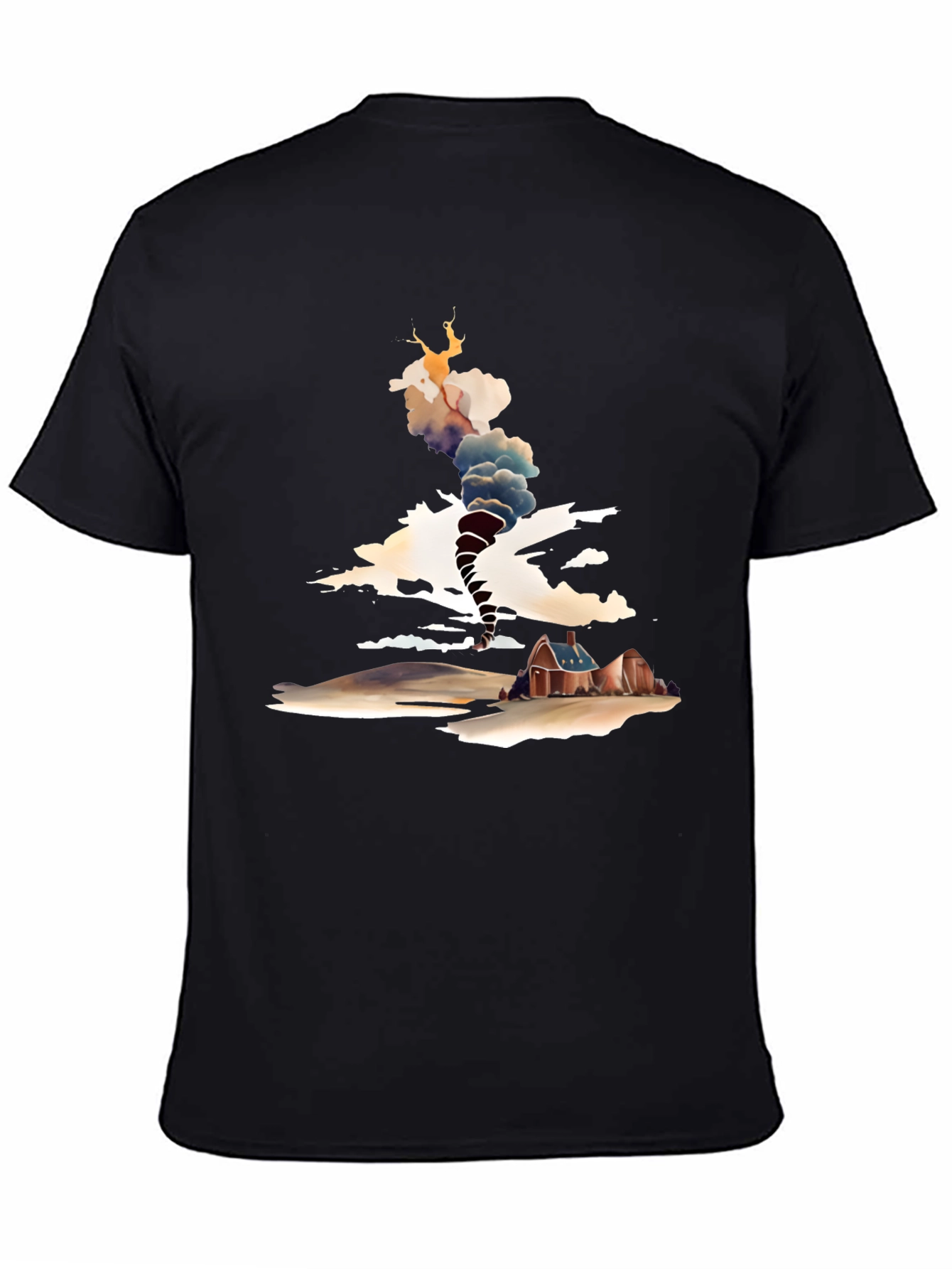 Tornado House Graphic Tee - Weather Inspired Design
