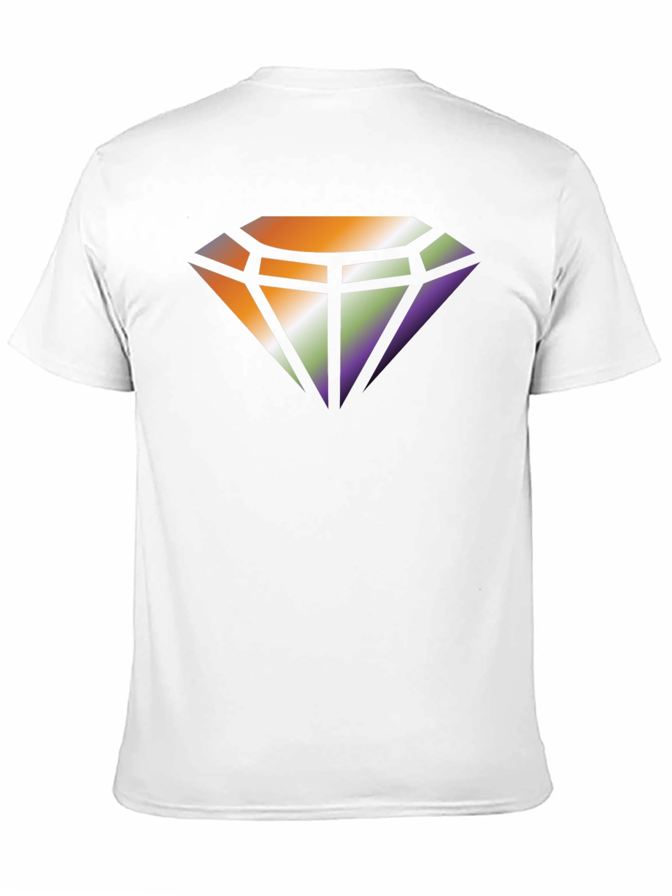 Diamond Gradient Graphic Tee - Stylish Comfort
