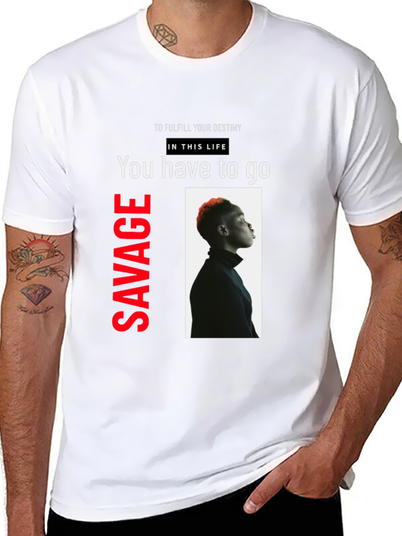 Savage Destiny Tee - Bold Graphic T-Shirt