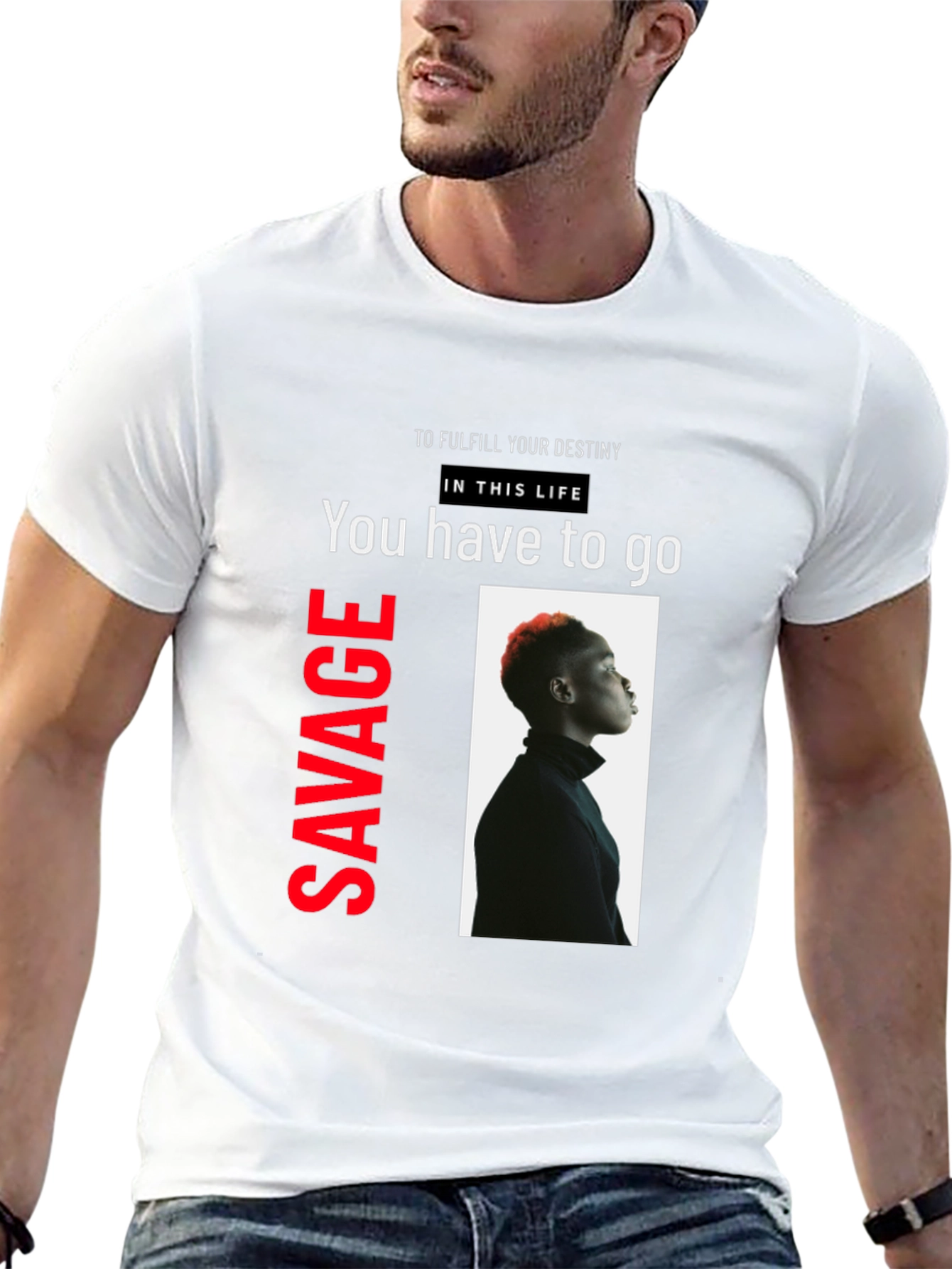 Savage Destiny Tee - Bold Graphic T-Shirt