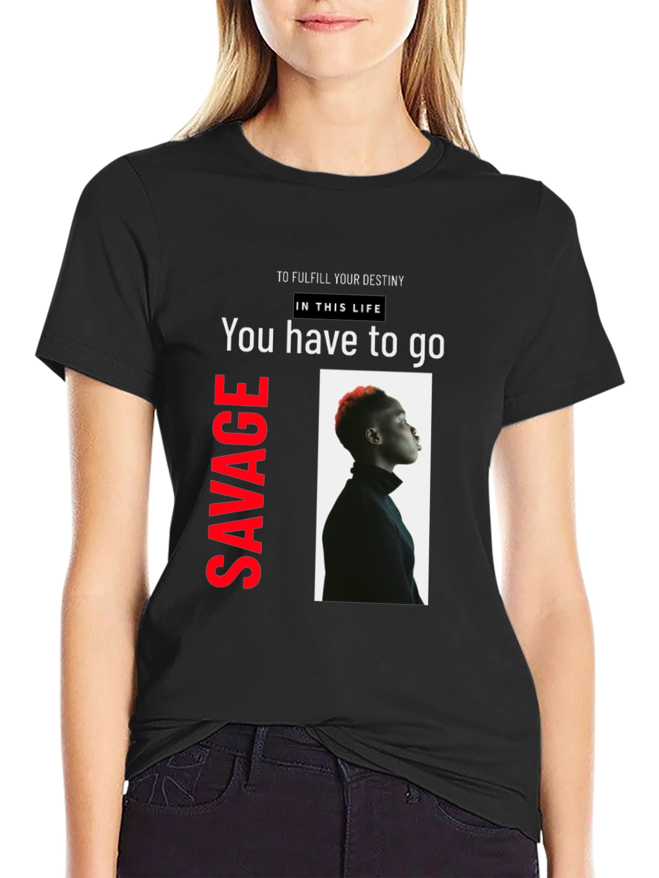 Savage Destiny Tee - Bold Graphic T-Shirt