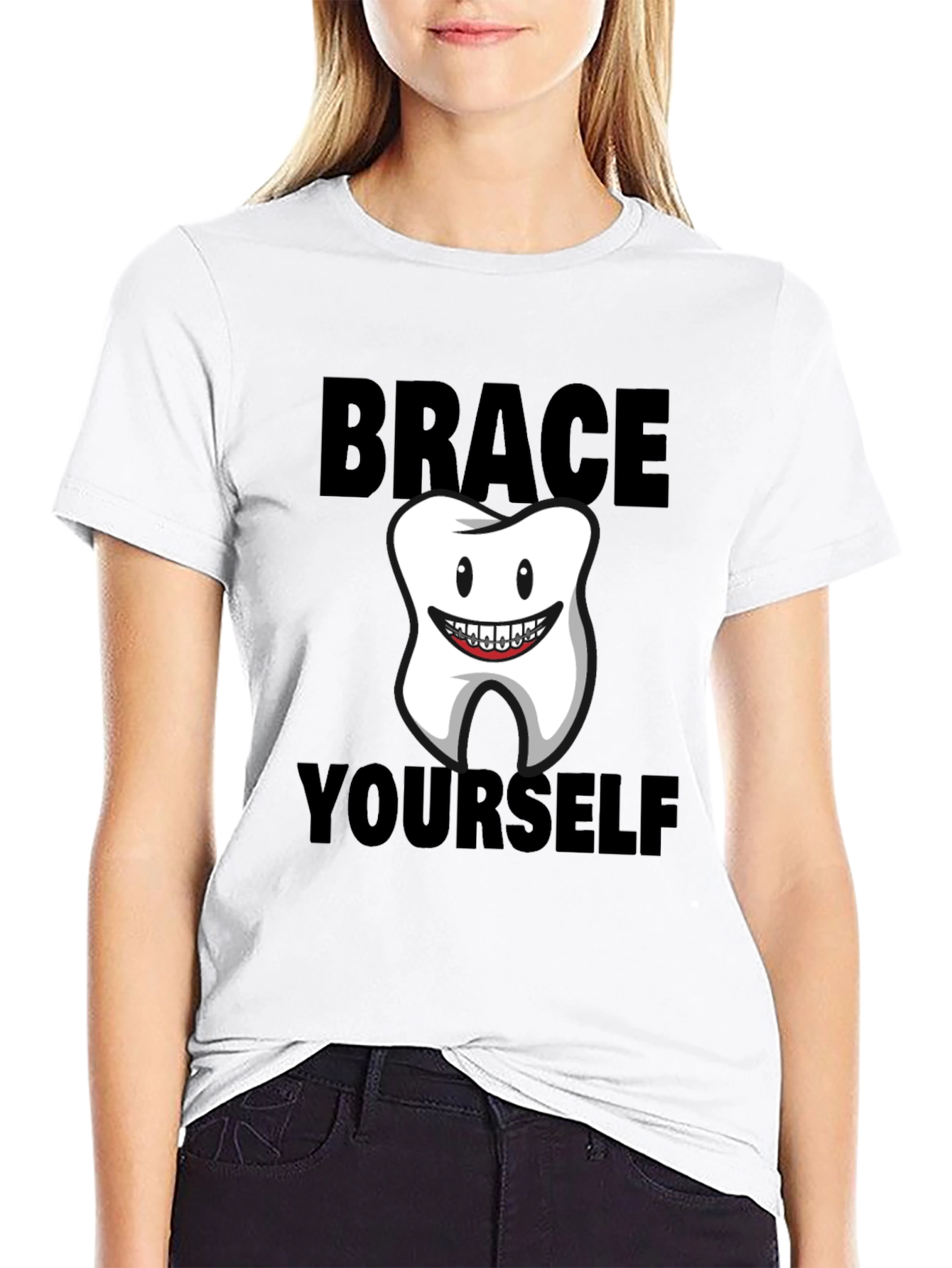 Brace Yourself Funny Tooth T-Shirt