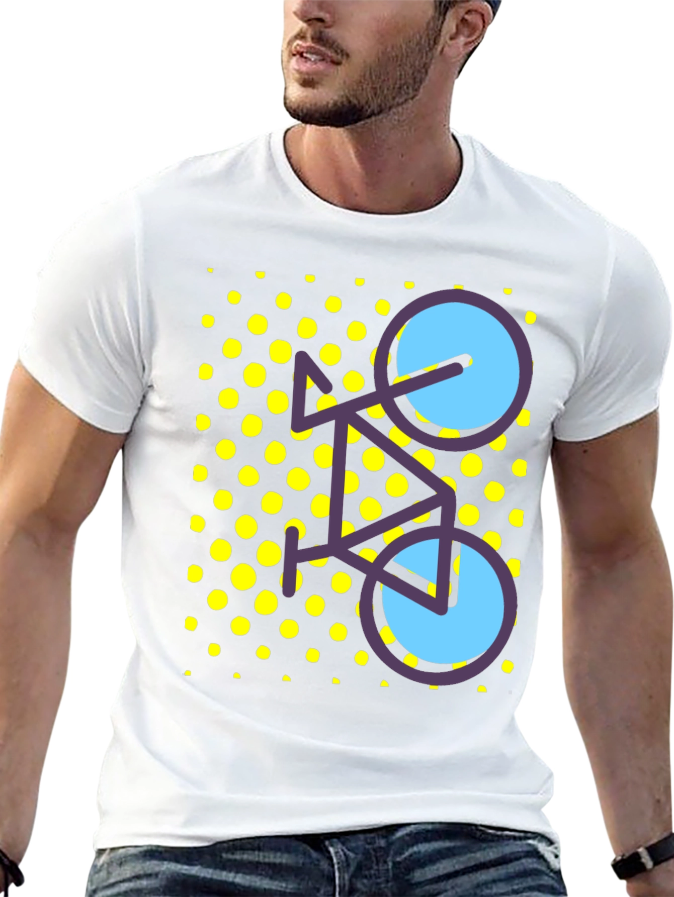Funky Bicycle Tee - Black