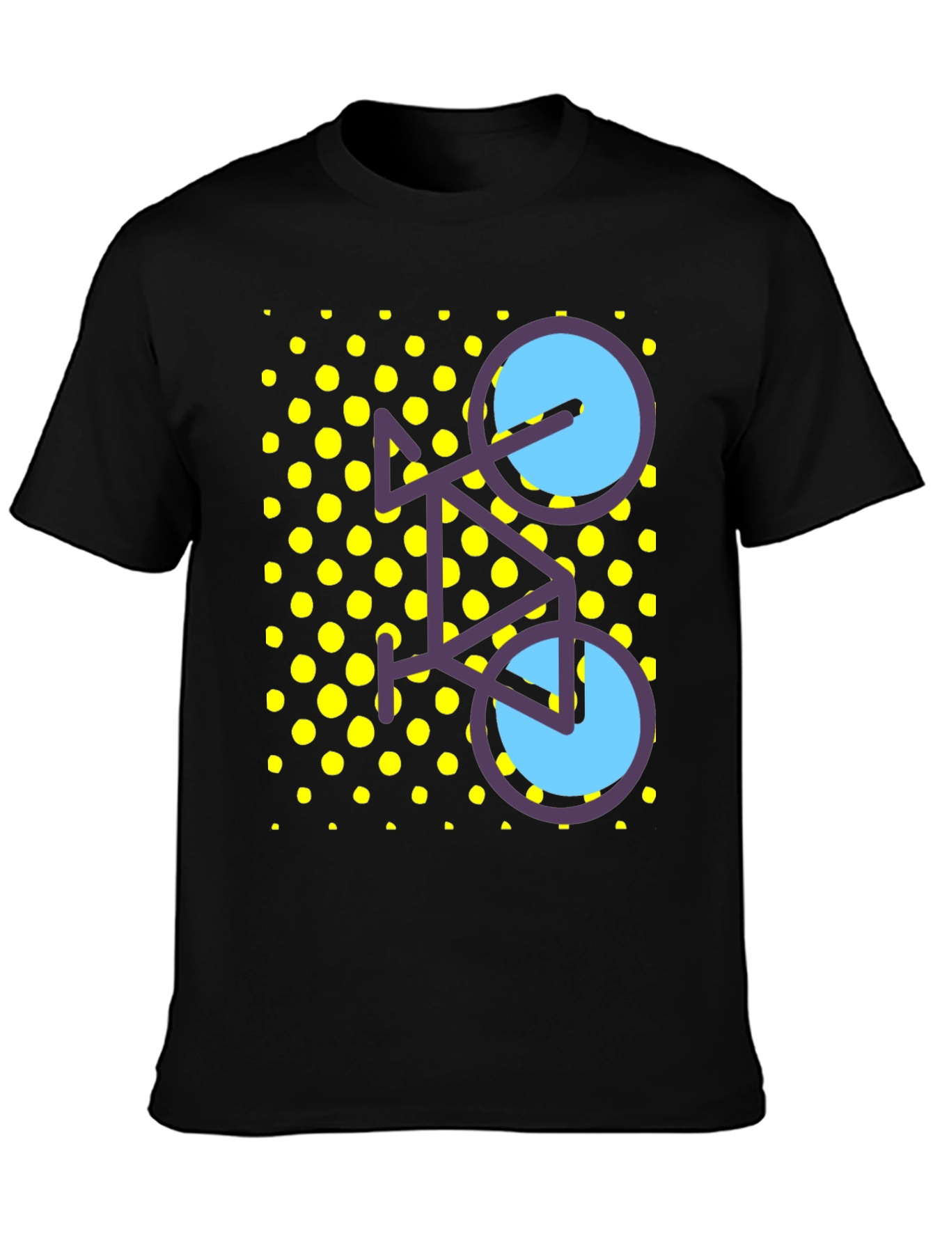 Funky Bicycle Tee - Black