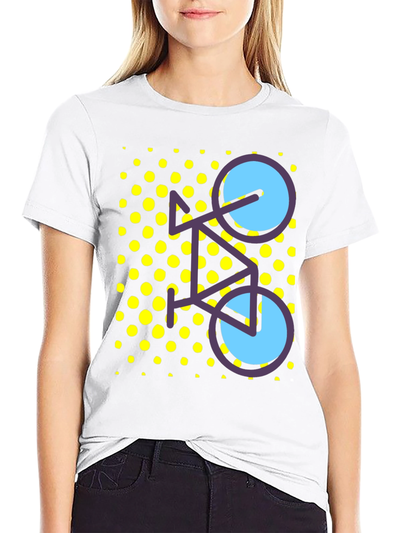 Funky Bicycle Tee - Black
