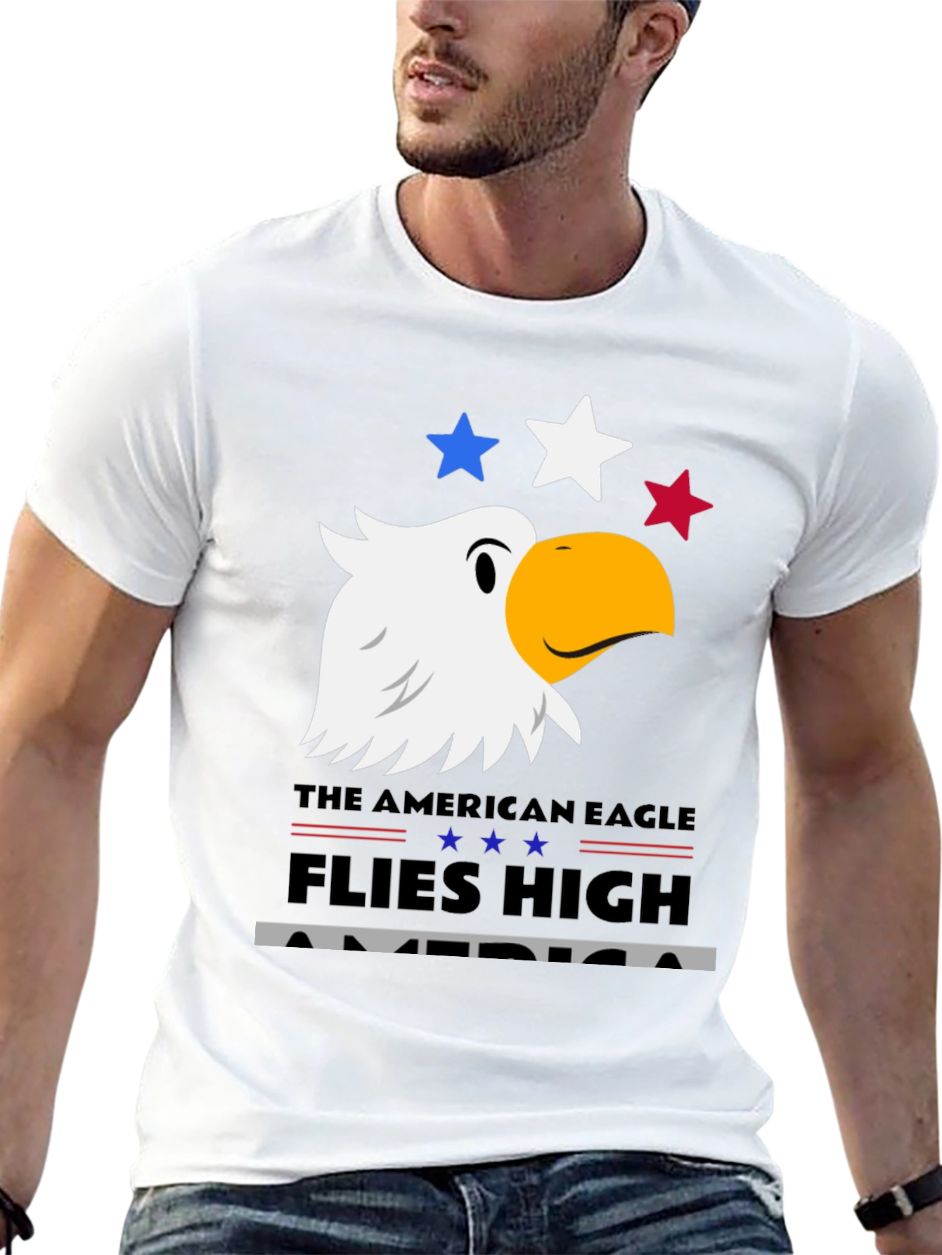 American Eagle Patriotic T-Shirt - USA Pride