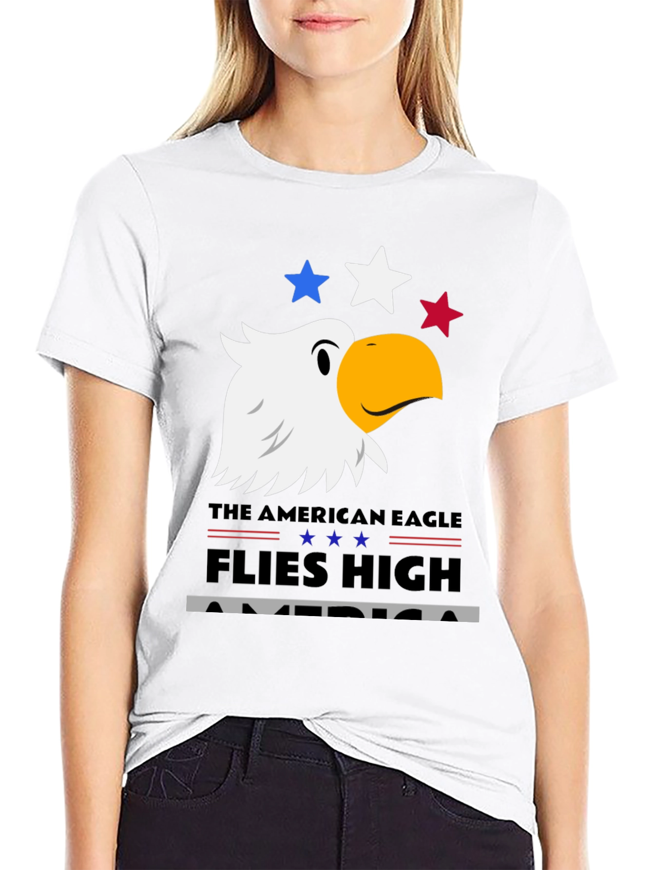 American Eagle Patriotic T-Shirt - USA Pride