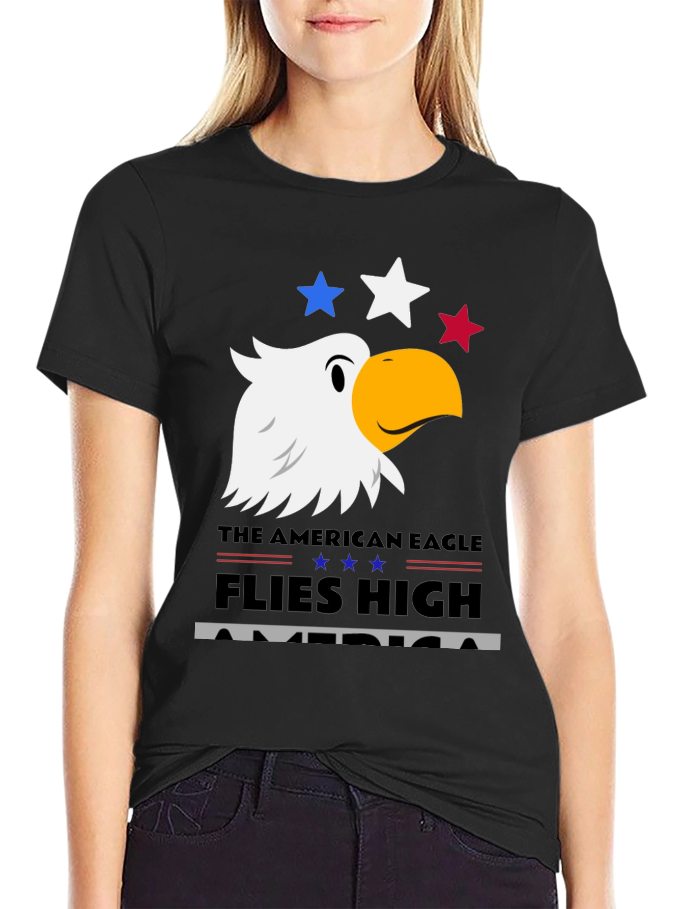 American Eagle Patriotic T-Shirt - USA Pride