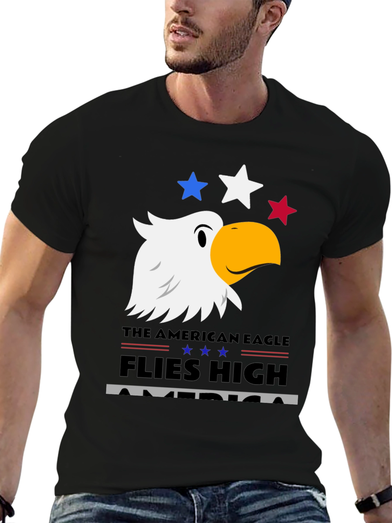 American Eagle Patriotic T-Shirt - USA Pride