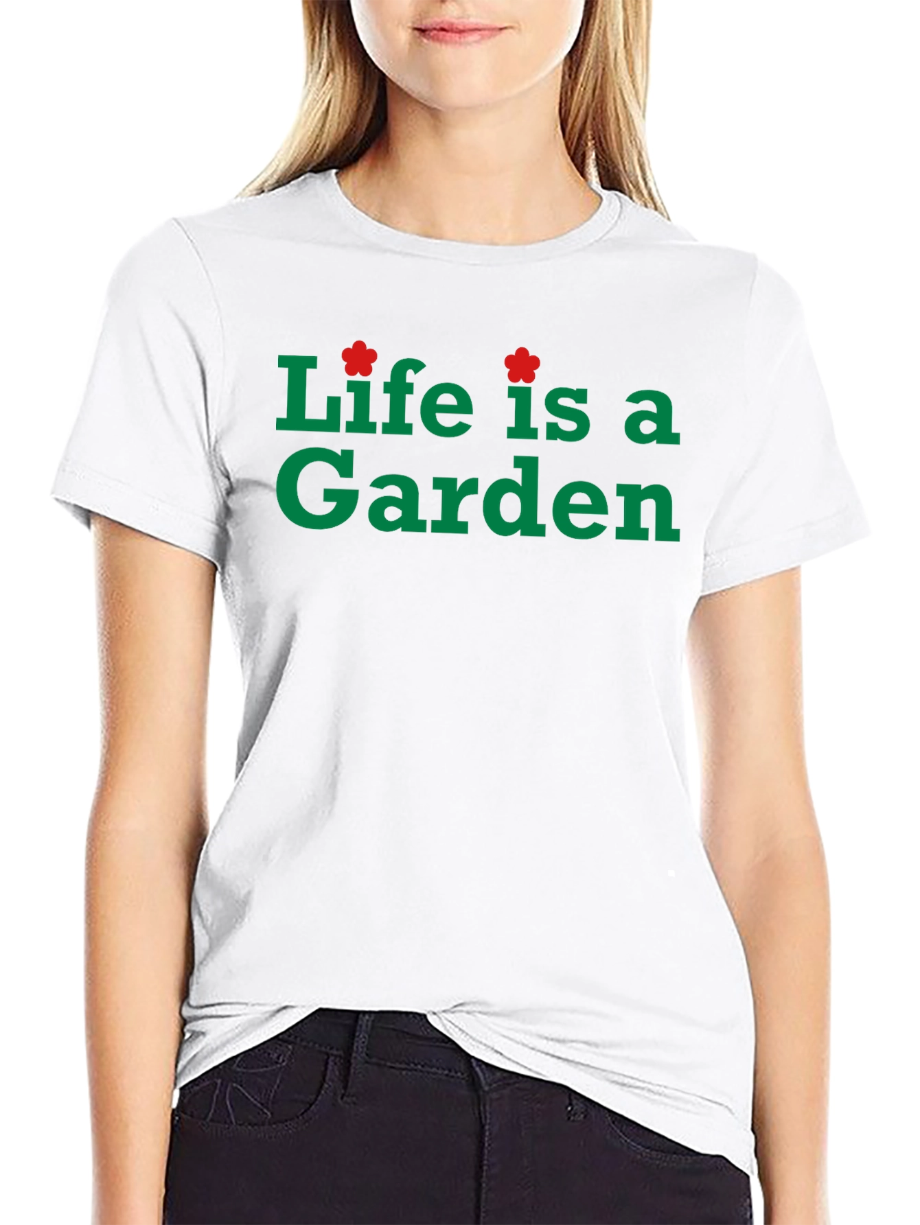 Life is a Garden Black T-Shirt