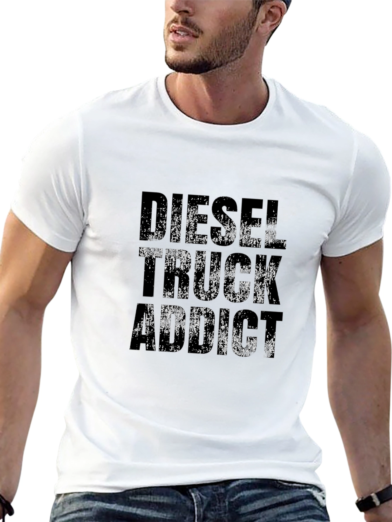 Diesel Truck Addict Black T-Shirt