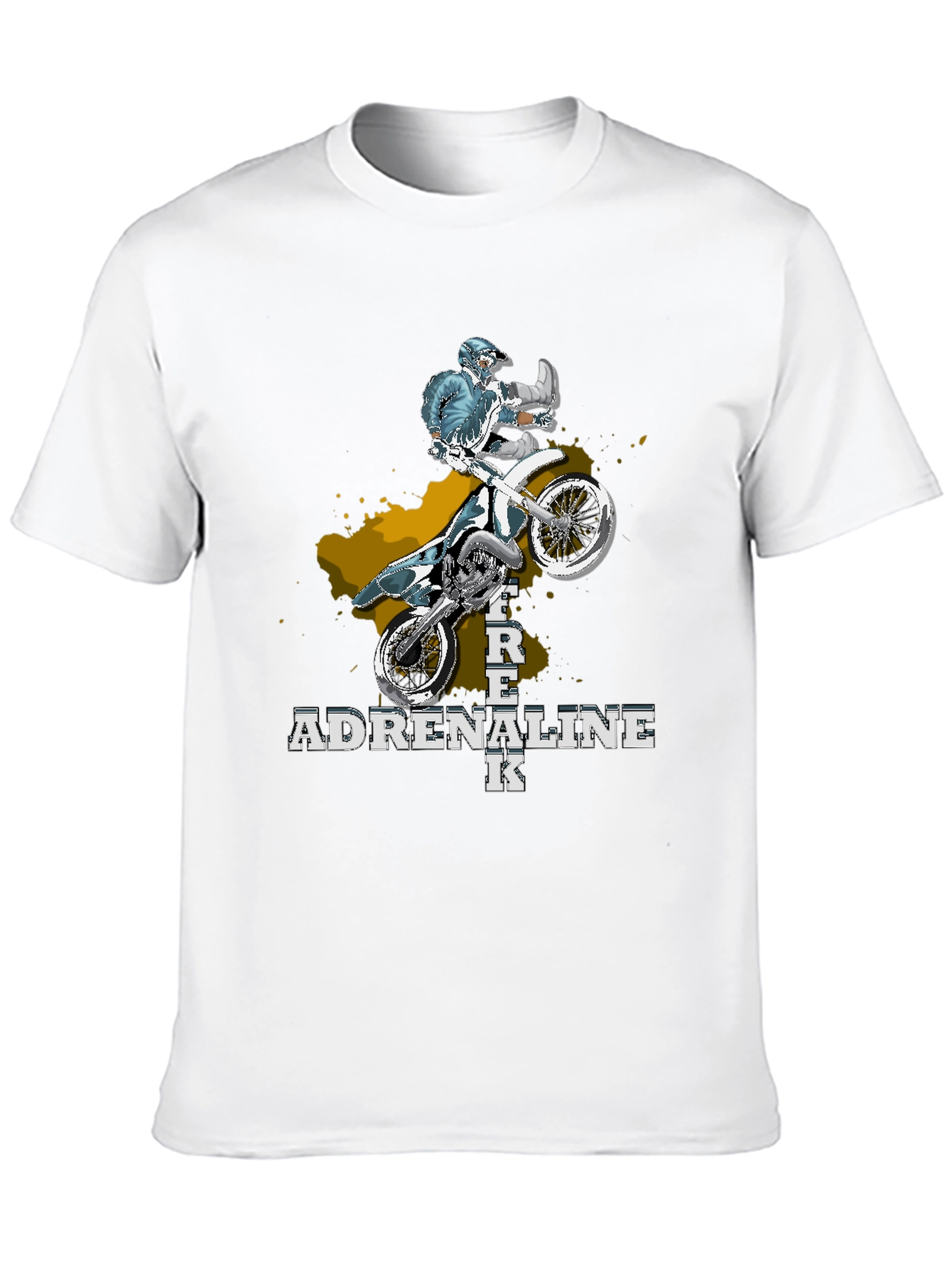 Adrenaline Junkie Motocross Graphic Tee