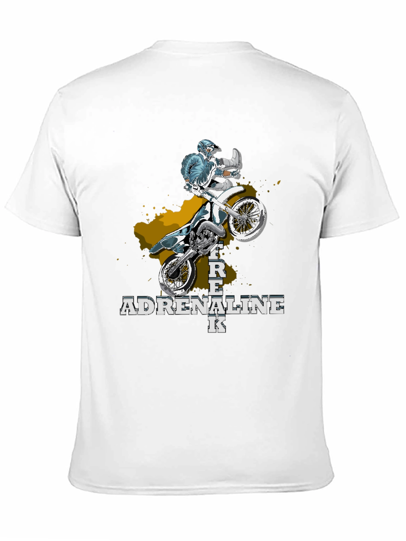 Adrenaline Junkie Motocross Graphic Tee