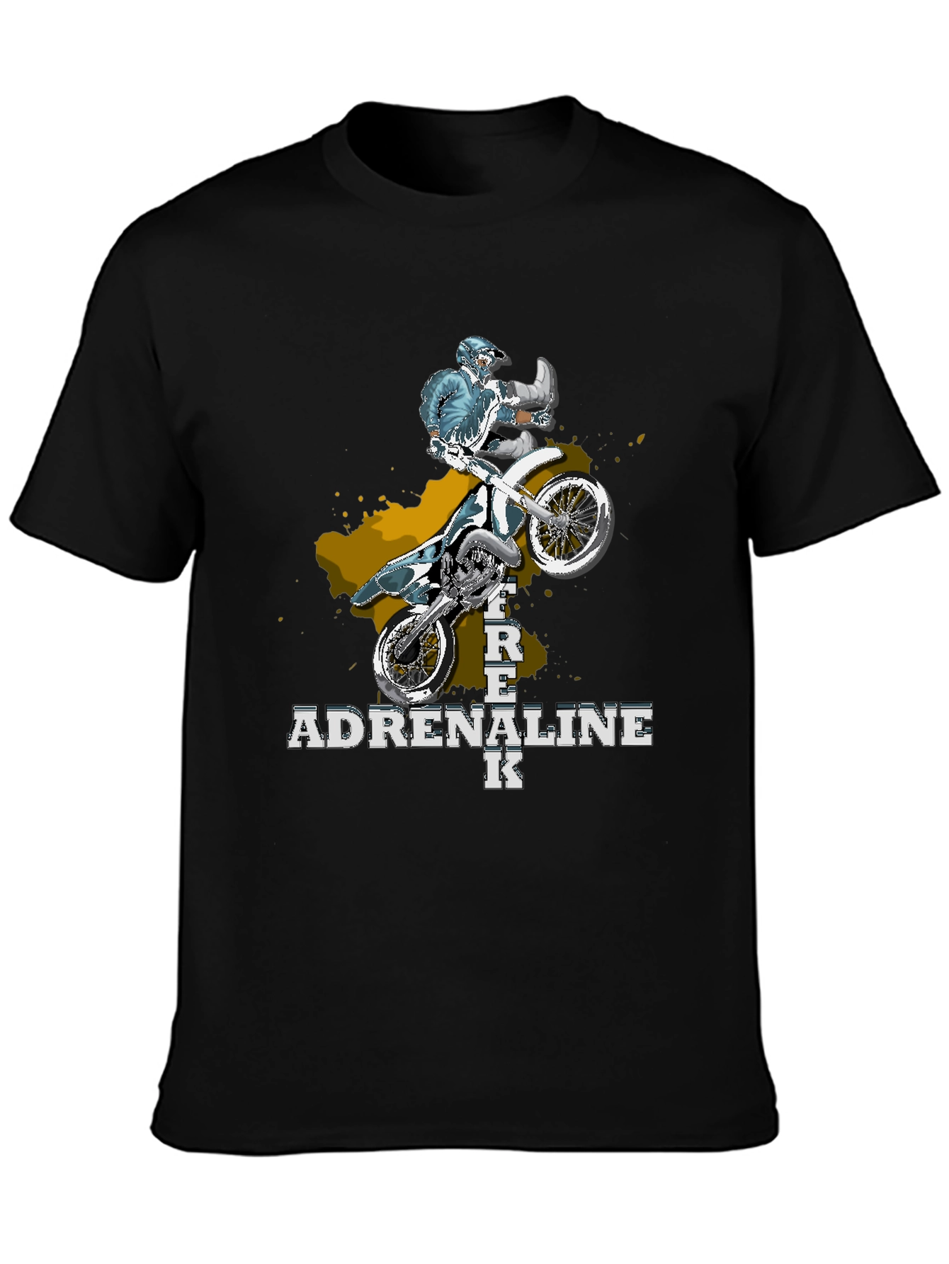 Adrenaline Junkie Motocross Graphic Tee