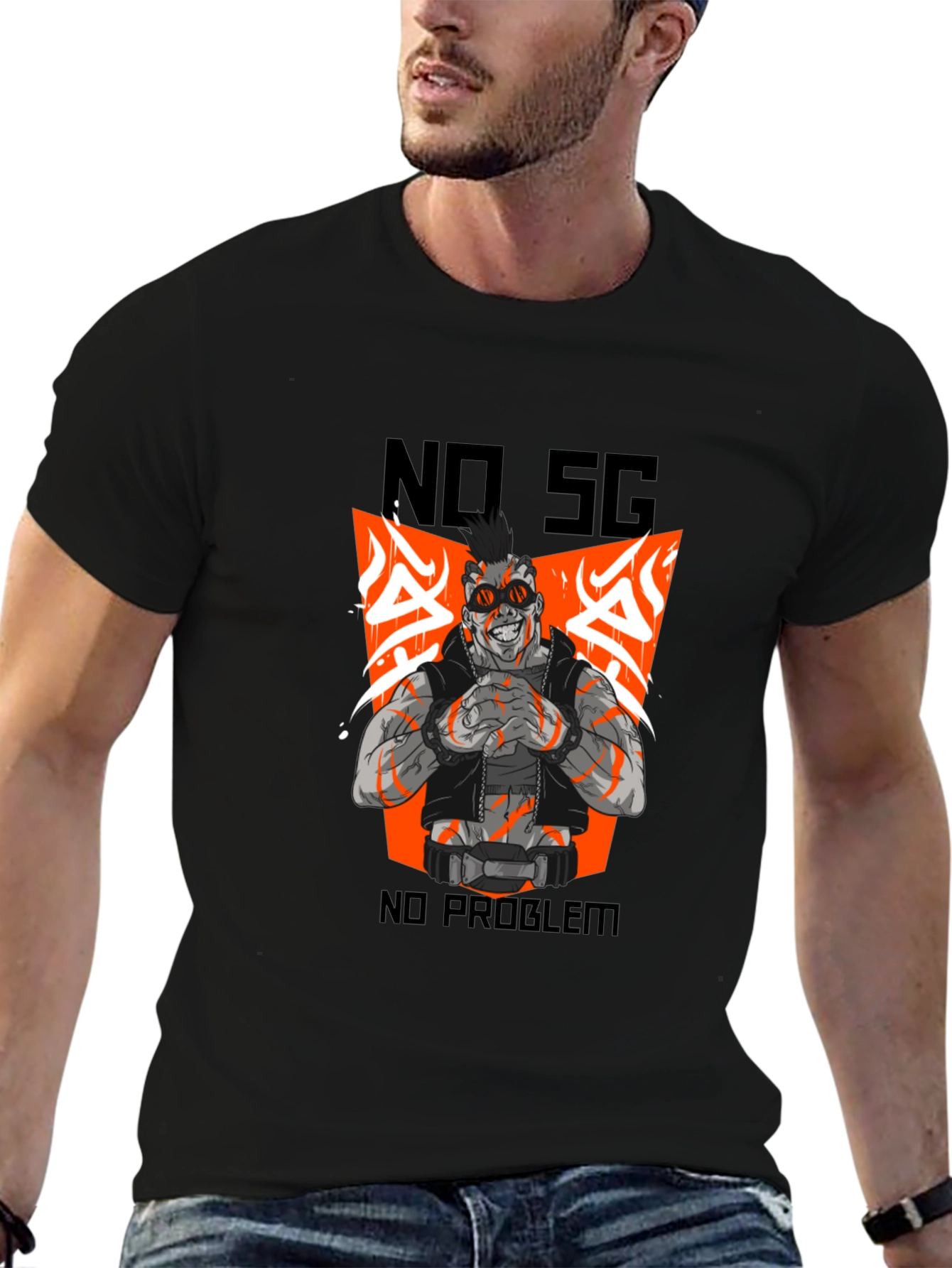 Edgy Graphic Tee - No SG No Problem