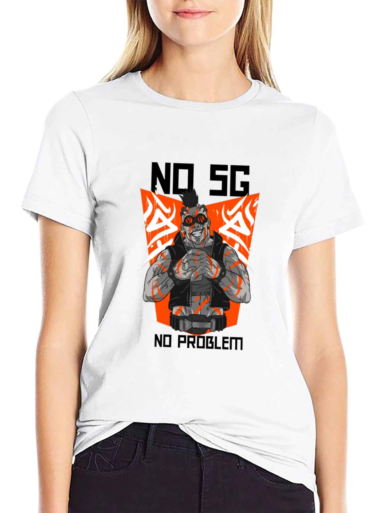 Edgy Graphic Tee - No SG No Problem