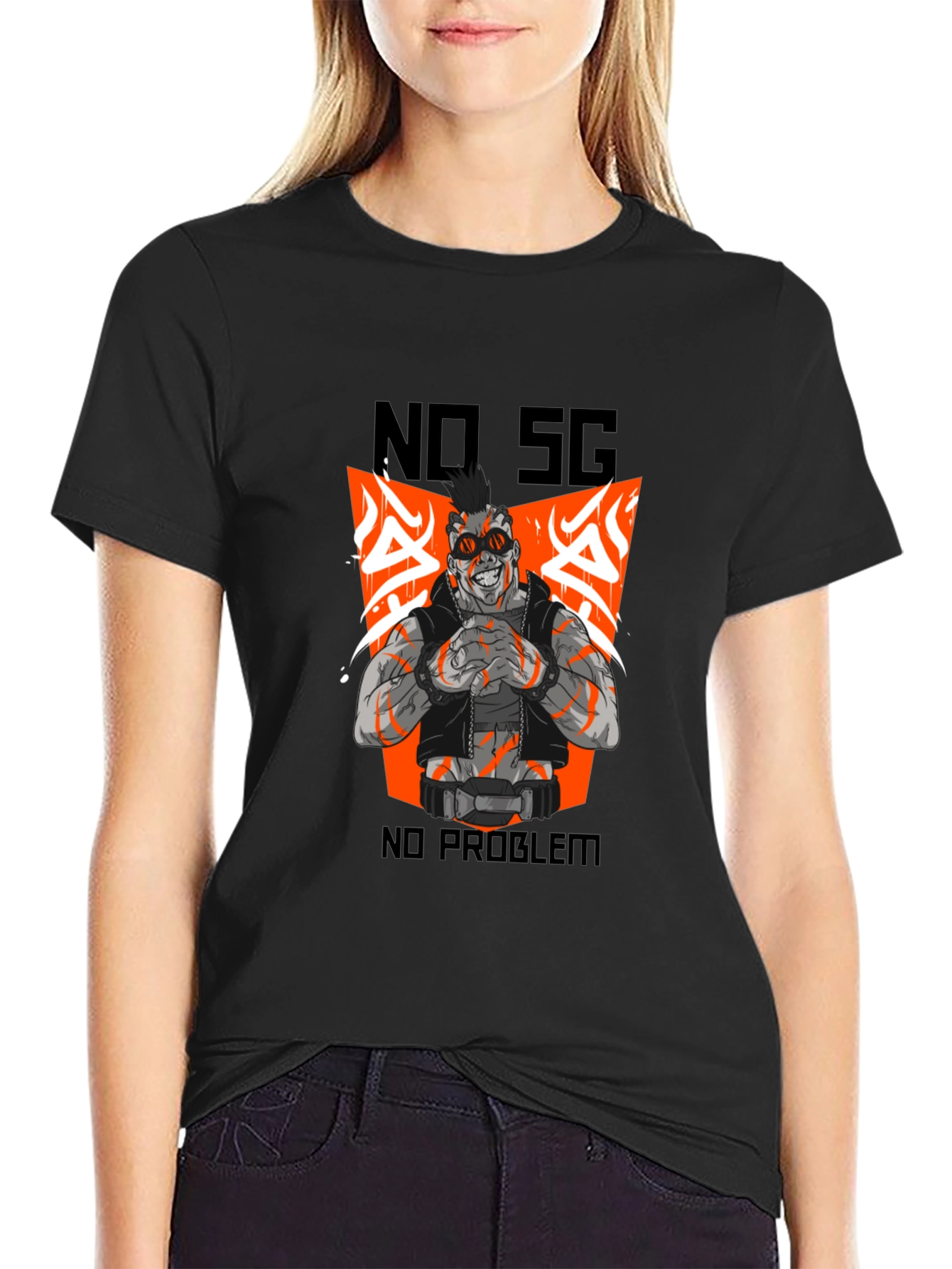 Edgy Graphic Tee - No SG No Problem