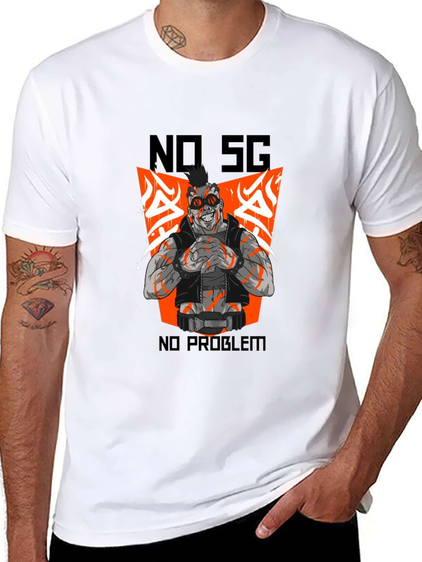 Edgy Graphic Tee - No SG No Problem