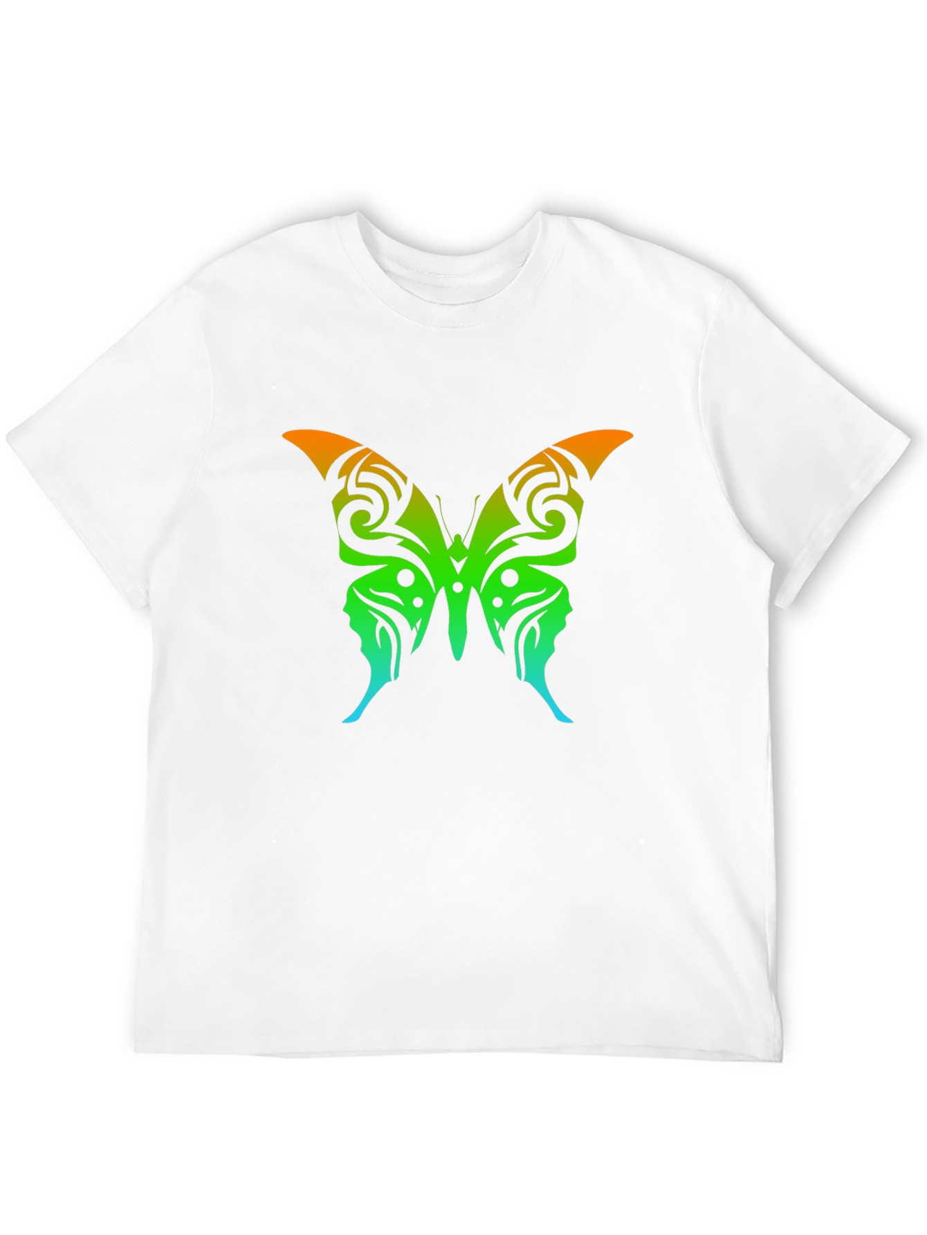 Butterfly Graphic Tee - Mens Black T-Shirt