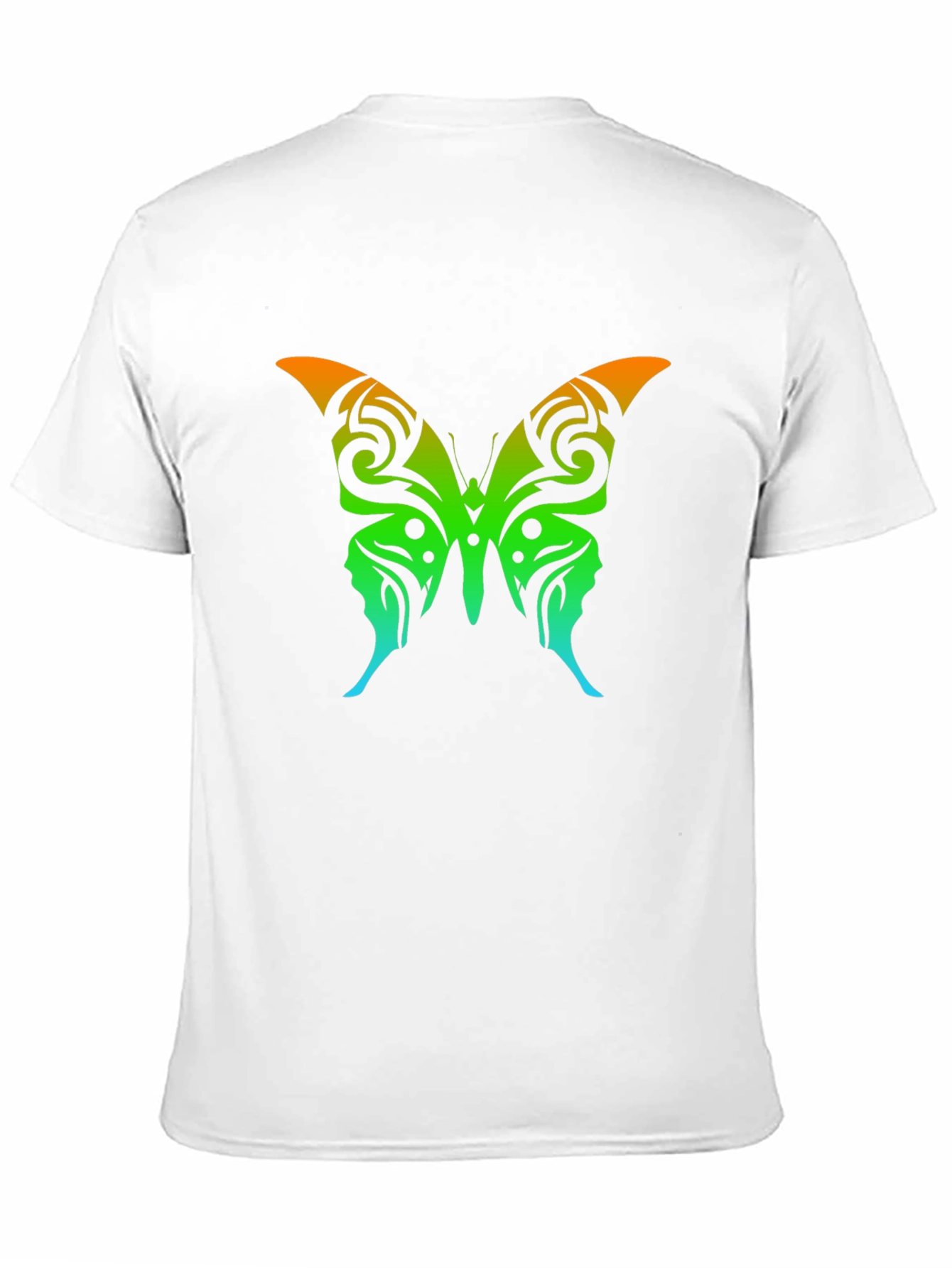 Butterfly Graphic Tee - Mens Black T-Shirt