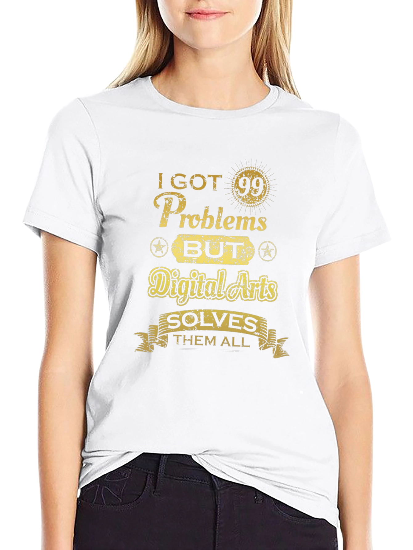 Digital Arts Solves Problems T-Shirt