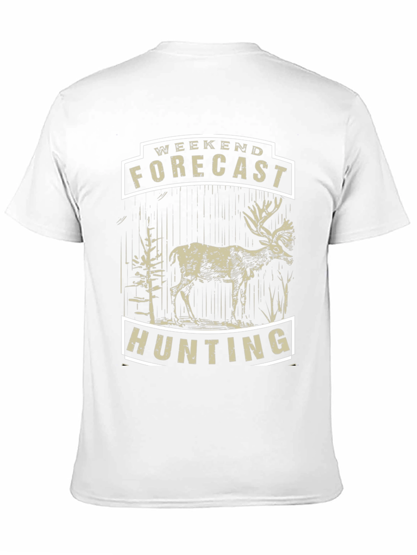 Weekend Forecast Hunting Tee - Deer Design