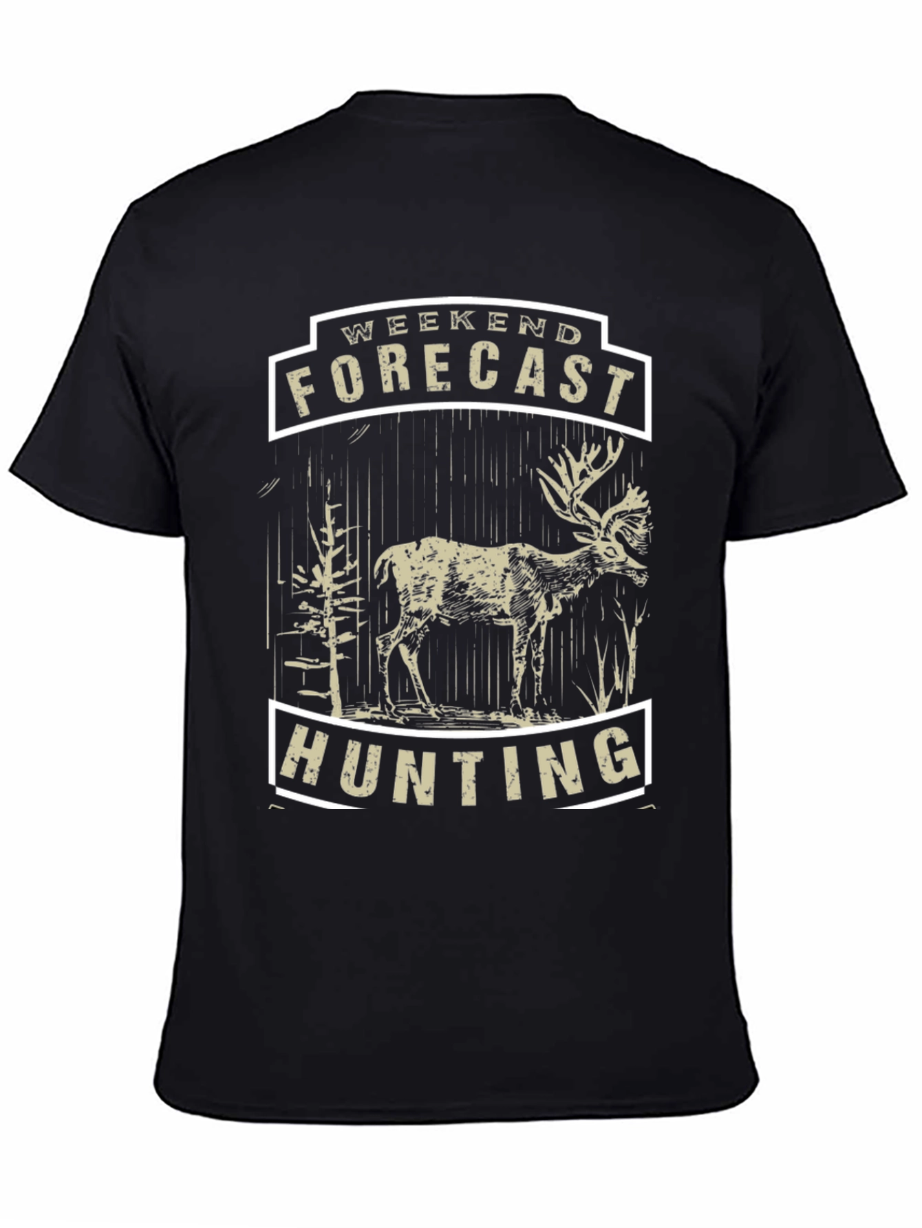 Weekend Forecast Hunting Tee - Deer Design