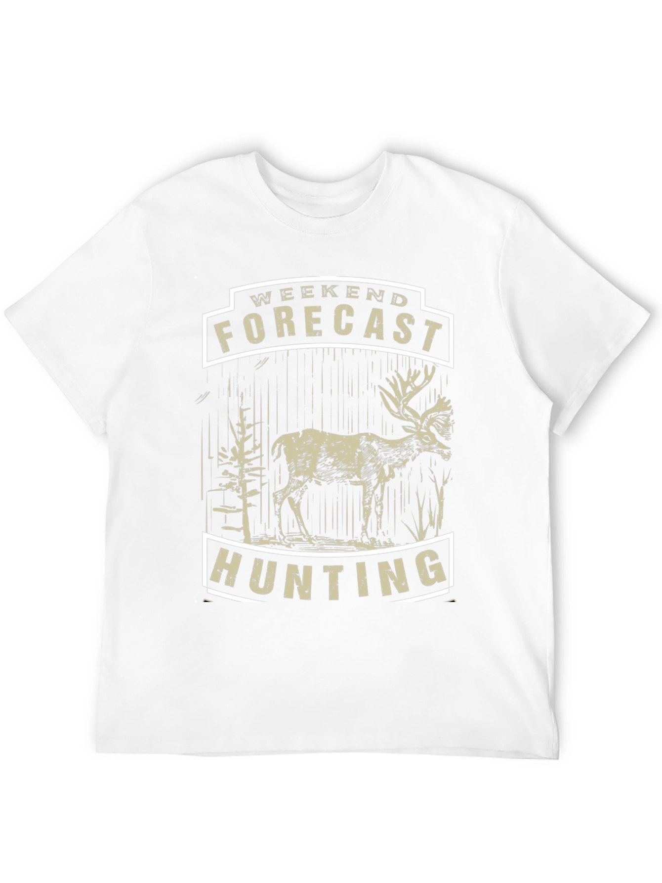 Weekend Forecast Hunting Tee - Deer Design