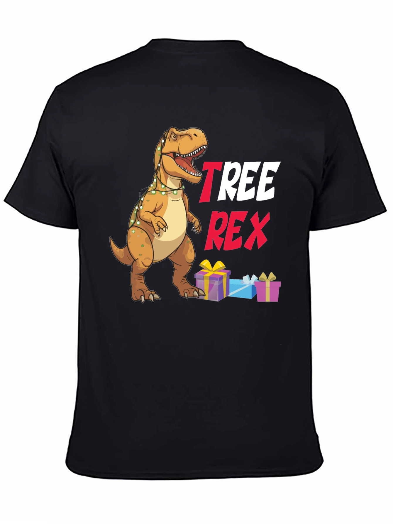 Tree Rex Christmas T-Shirt - Holiday Dinosaur Tee