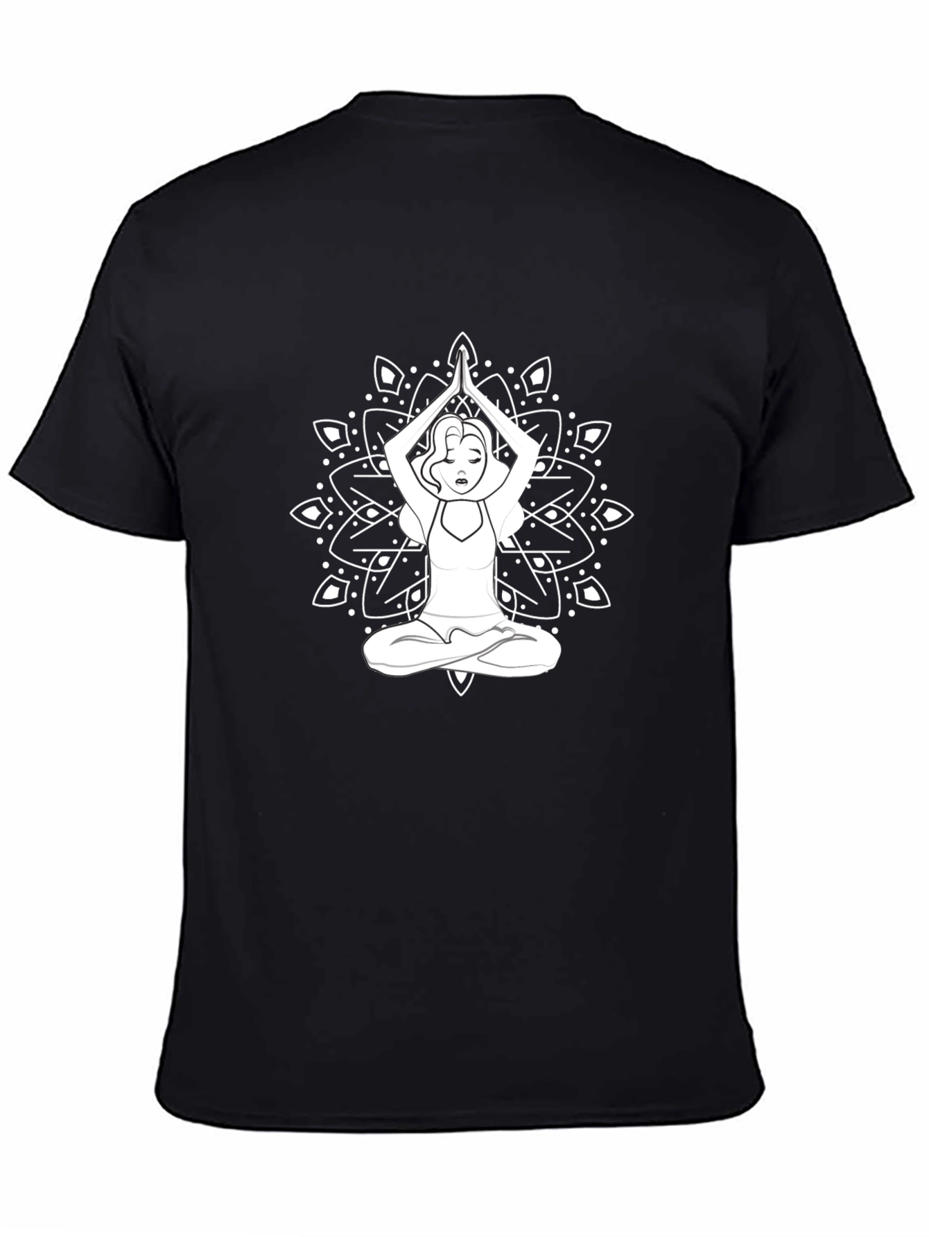 Yoga Mandala Graphic Tee - Relaxed Fit