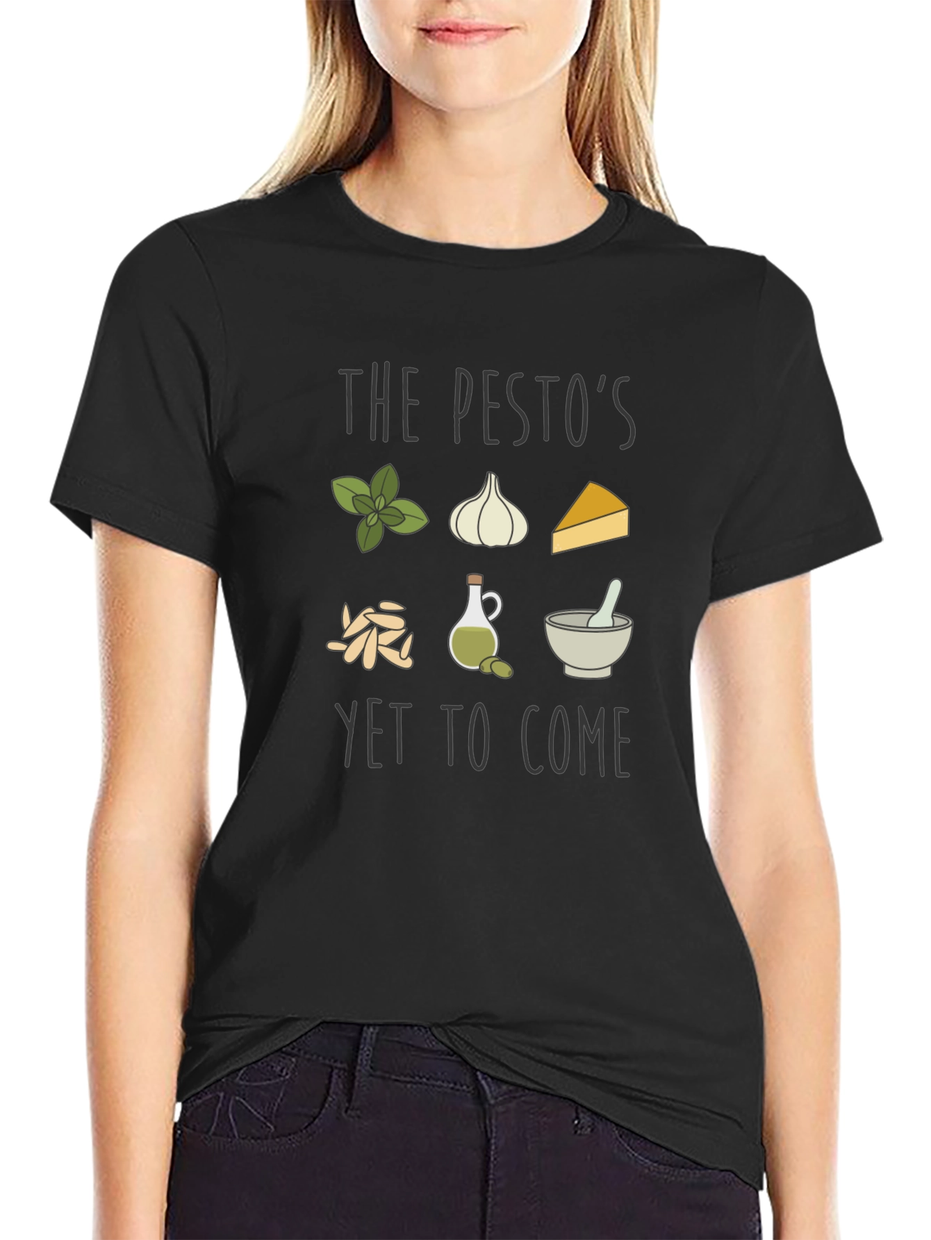 The Pestos Yet To Come Black Graphic T-Shirt