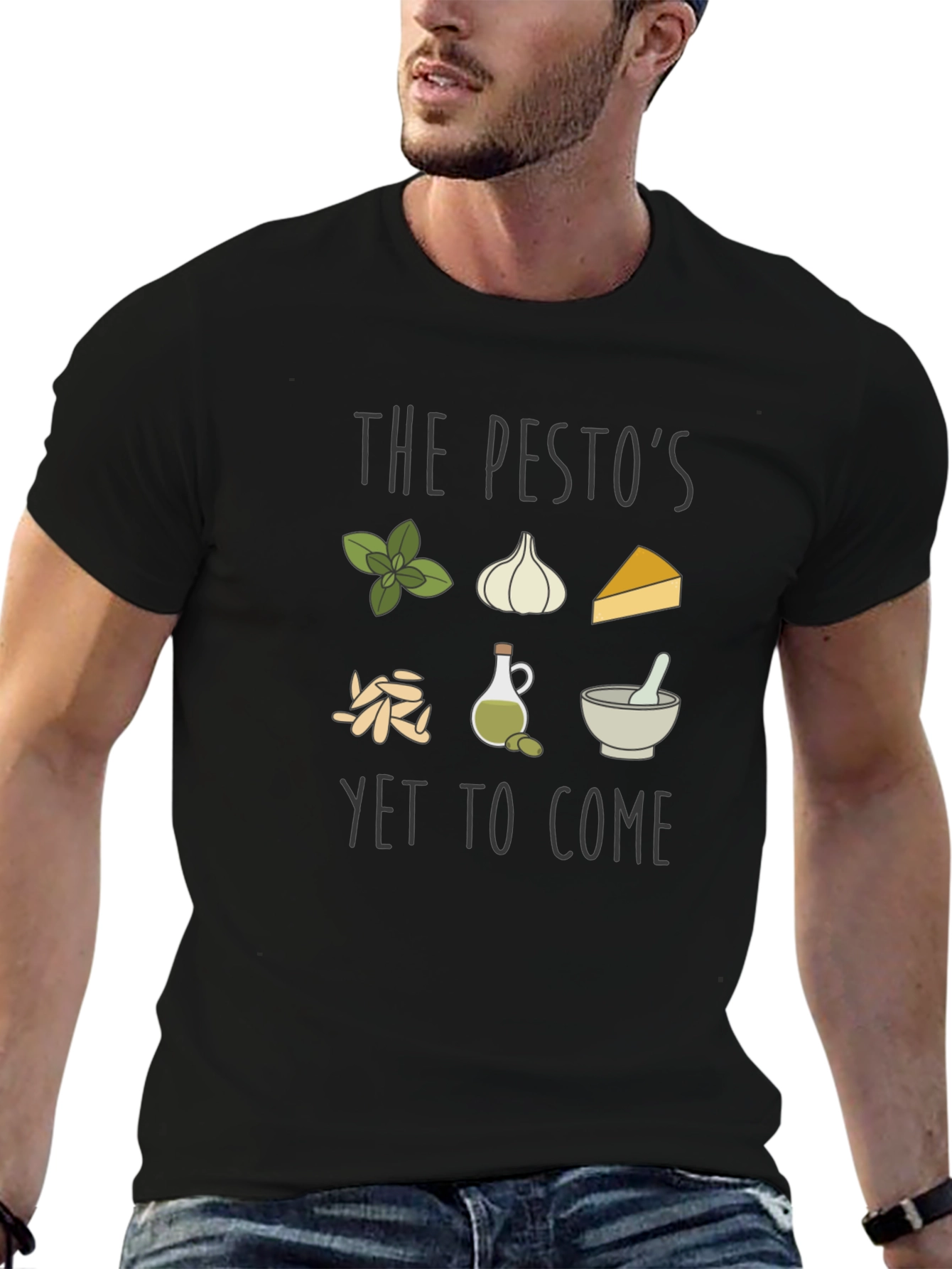 The Pestos Yet To Come Black Graphic T-Shirt