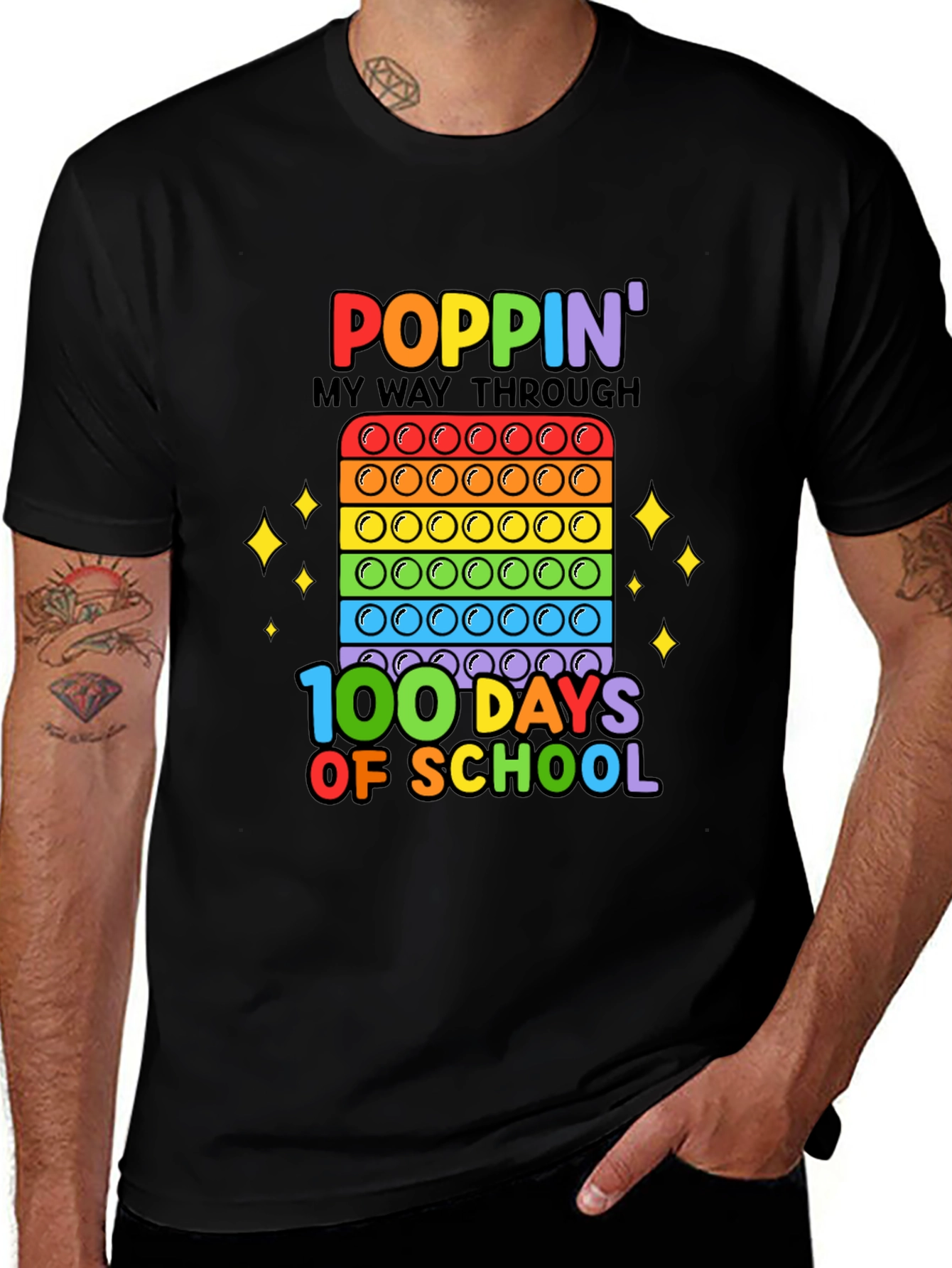 Poppin 100 Days of School T-Shirt