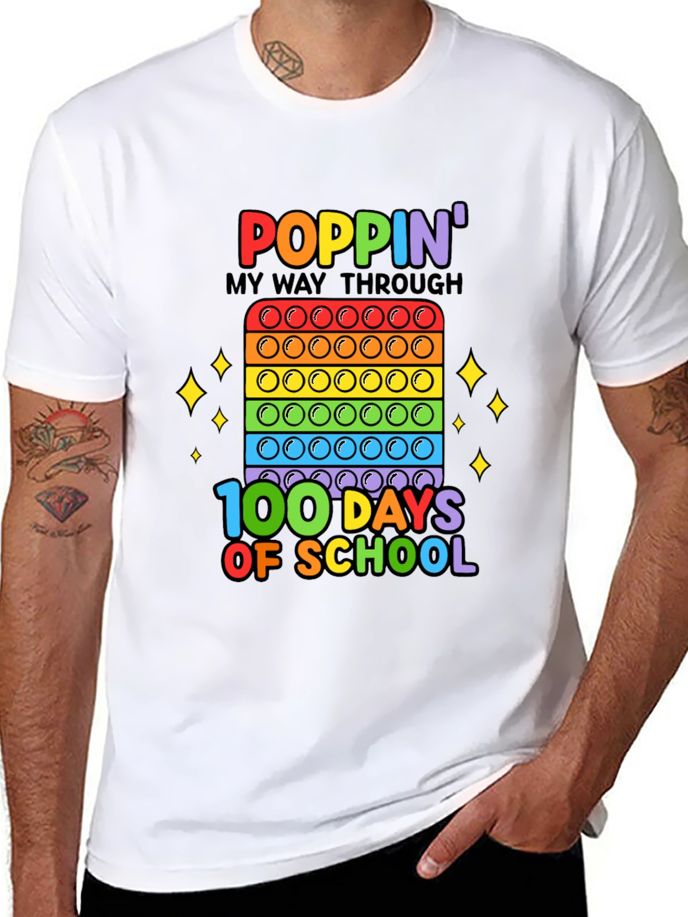 Poppin 100 Days of School T-Shirt
